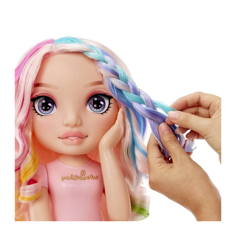 Rainbow High - Bella Styling Head - 33cm - Color Nails and Hair - Use