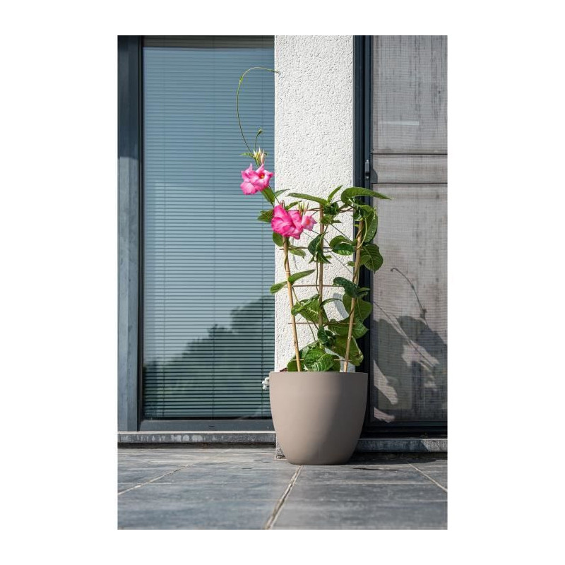 Flowerpot - GARDEN ID - Phoenix Taupe - 38 x 34 cm - 100% Recycled and