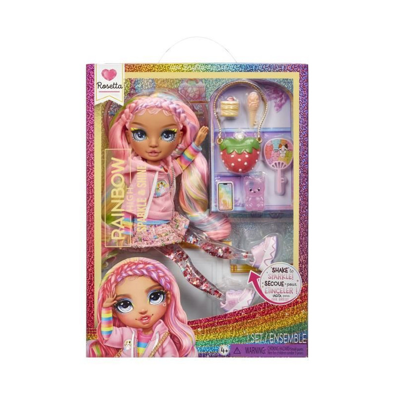 Rainbow High - Sparkle & Shine - 27cm fashion doll - Pink - Liquid gli