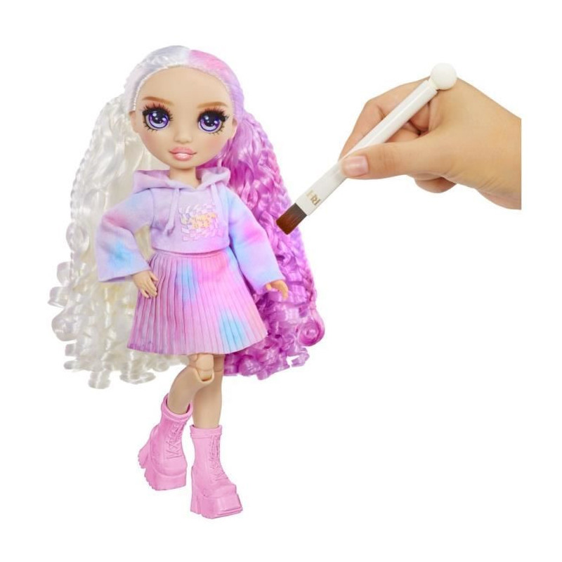 Rainbow High - Water Color - 1 mannequin doll (Violet) of 27cm - 2 out