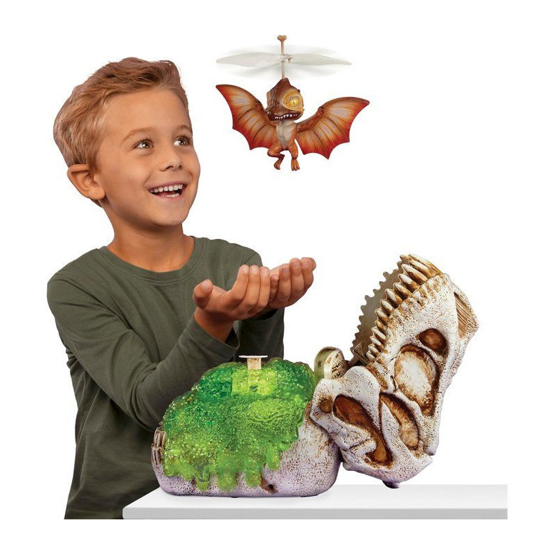 GrossMos Flying - Discover your flying dinosaur - Orange - 3 models to