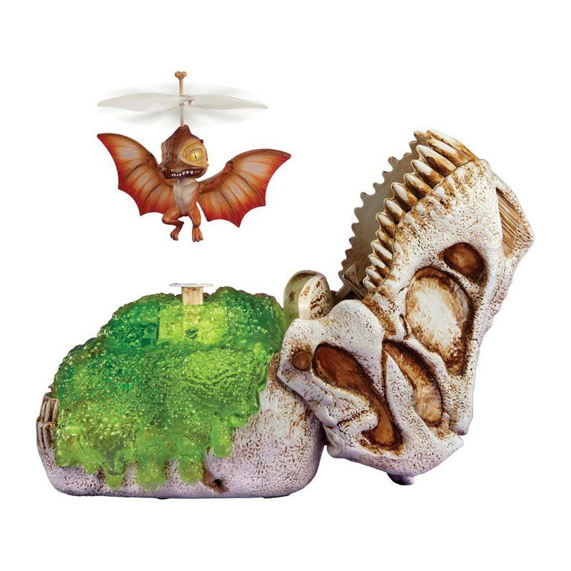 GrossMos Flying - Discover your flying dinosaur - Orange - 3 models to