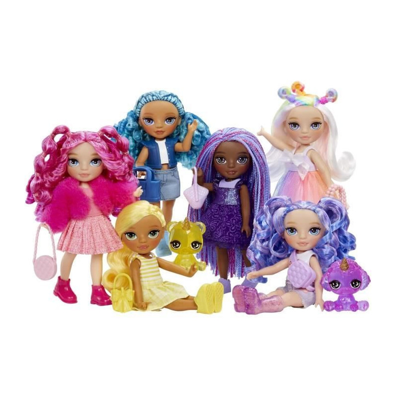 Rainbow High Littles - 15cm Doll + Pet - Blue - Ages 4 and up