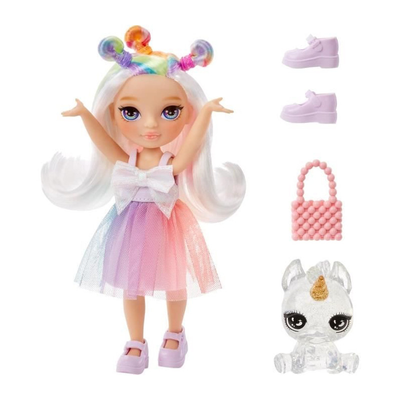 Rainbow High Littles - 15cm Doll + Pet - Rainbow - Ages 4 and up