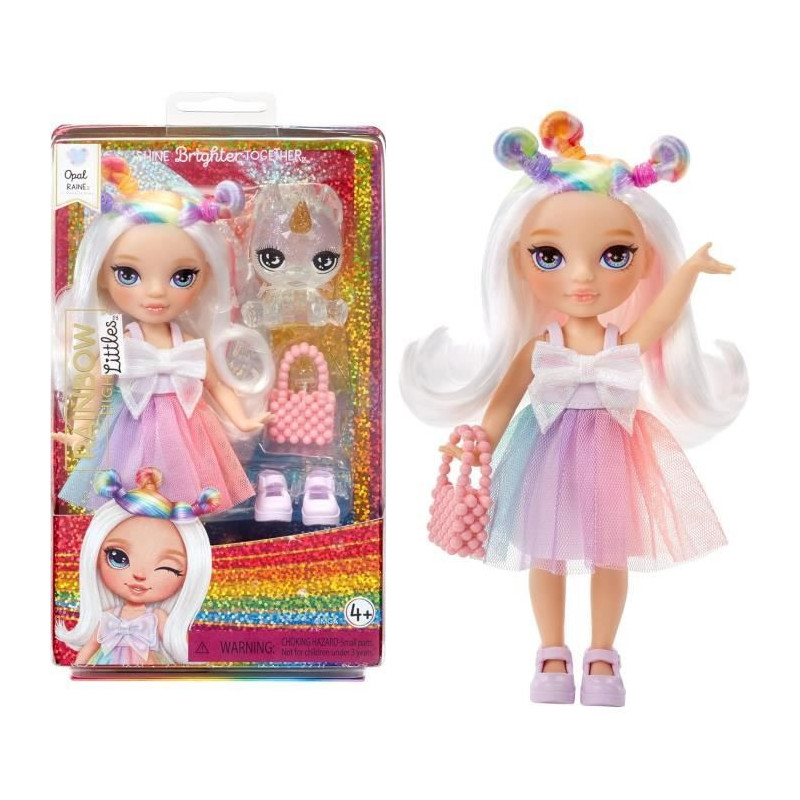 Rainbow High Littles - 15cm Doll + Pet - Rainbow - Ages 4 and up