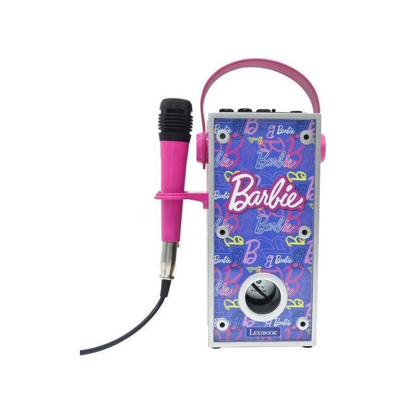 Barbie Powerful Light-Up Bluetooth Speaker with Mic