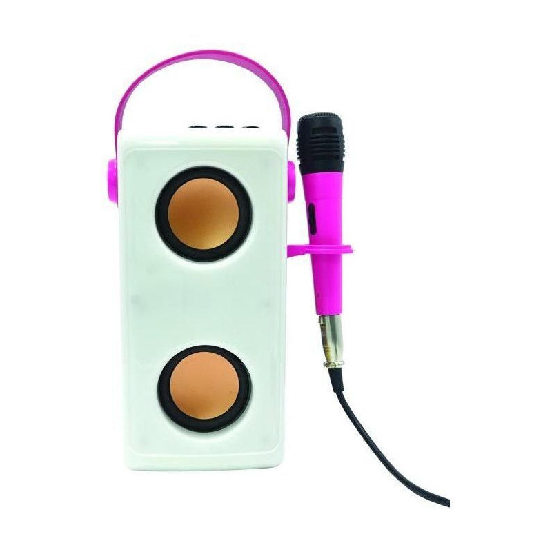 Barbie Powerful Light-Up Bluetooth Speaker with Mic