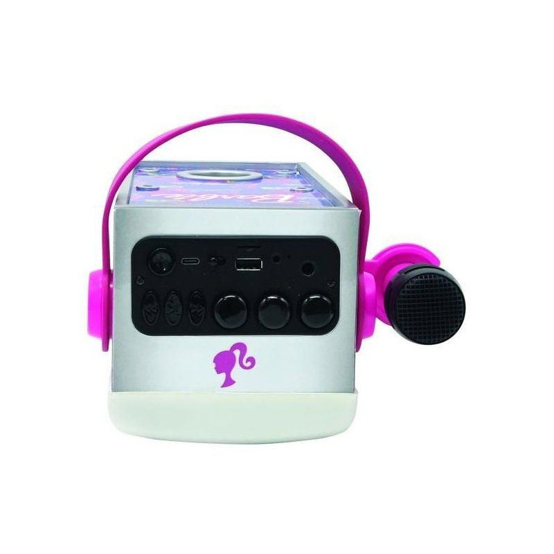 Barbie Powerful Light-Up Bluetooth Speaker with Mic