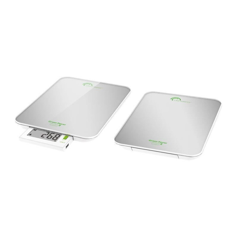 LITTLE BALANCE Balance Green Power USB - 6 kg - 1 g - Pearl Silver