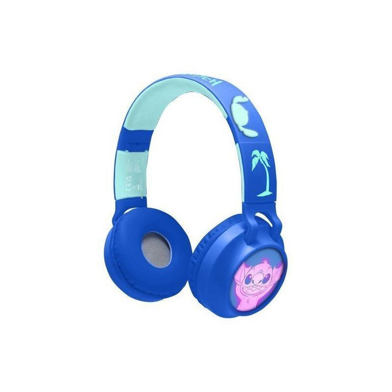 Foldable Bluetooth and wired light-up headphones with 3D design from t