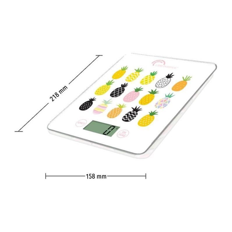 LITTLE BALANCE 8341 Slim Electronic Kitchen Scale - 5 kg / 1 g - Tempe