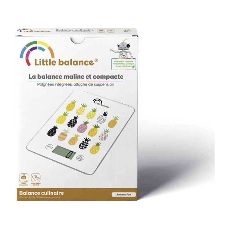 LITTLE BALANCE 8341 Slim Electronic Kitchen Scale - 5 kg / 1 g - Tempe