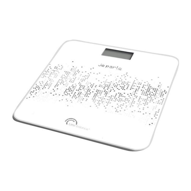 LITTLE BALANCE Talking Voice Scale 180kg / 100g - Black