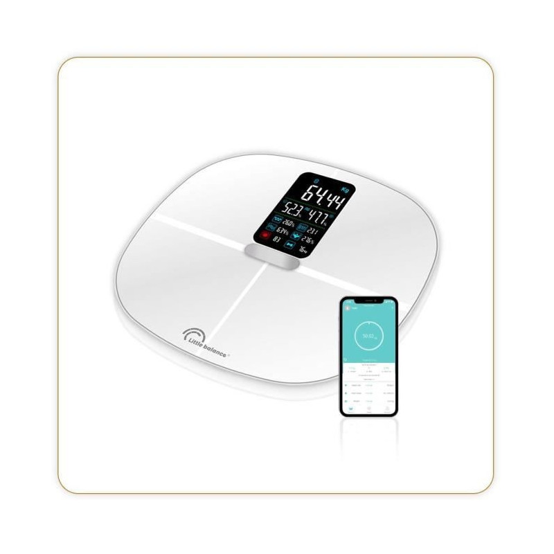 LITTLE BALANCE White connected weight scale 180kg / 100g