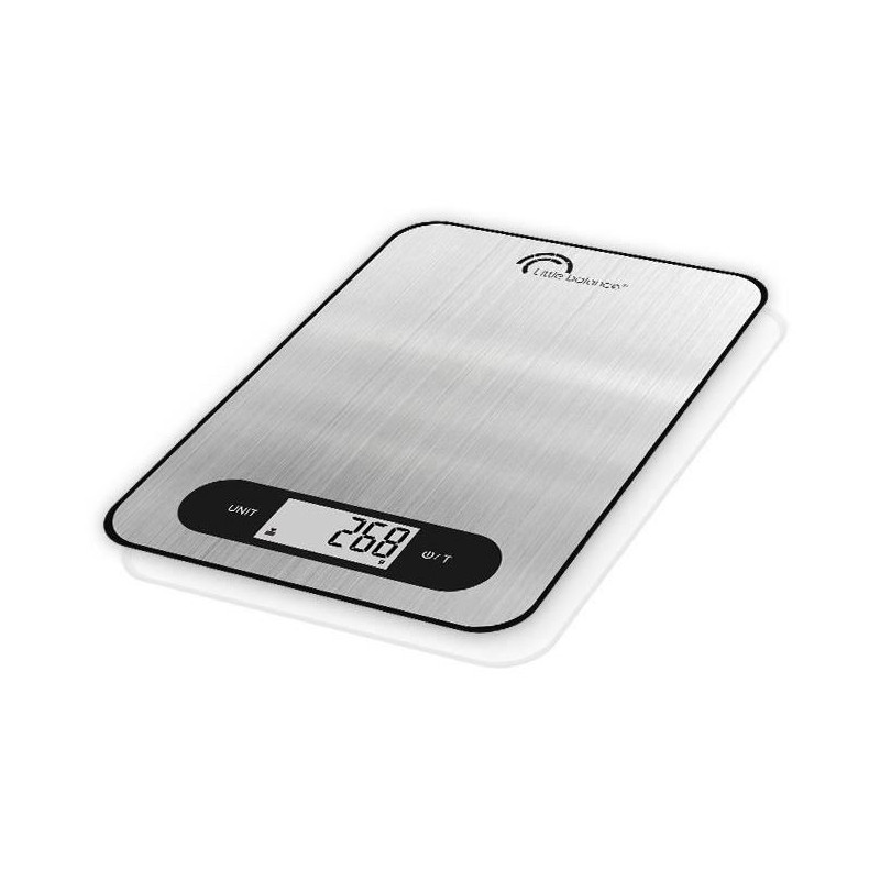 Kitchen scale - Slim - Stainless steel - USB - Repairable