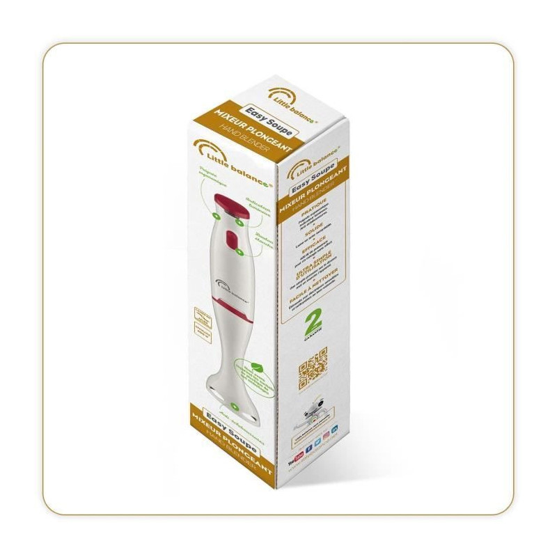 LITTLE BALANCE 8703 Easy Soupe hand blender - soups, smoothies, sauces