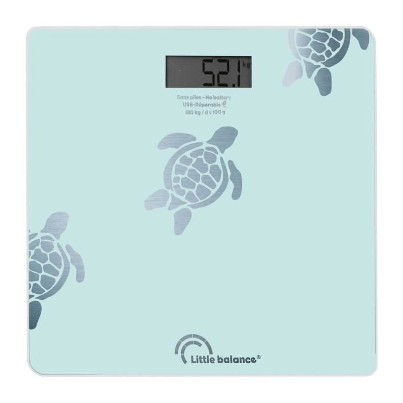 Little Balance Aqua Turtles USB-R BLUE bathroom scale