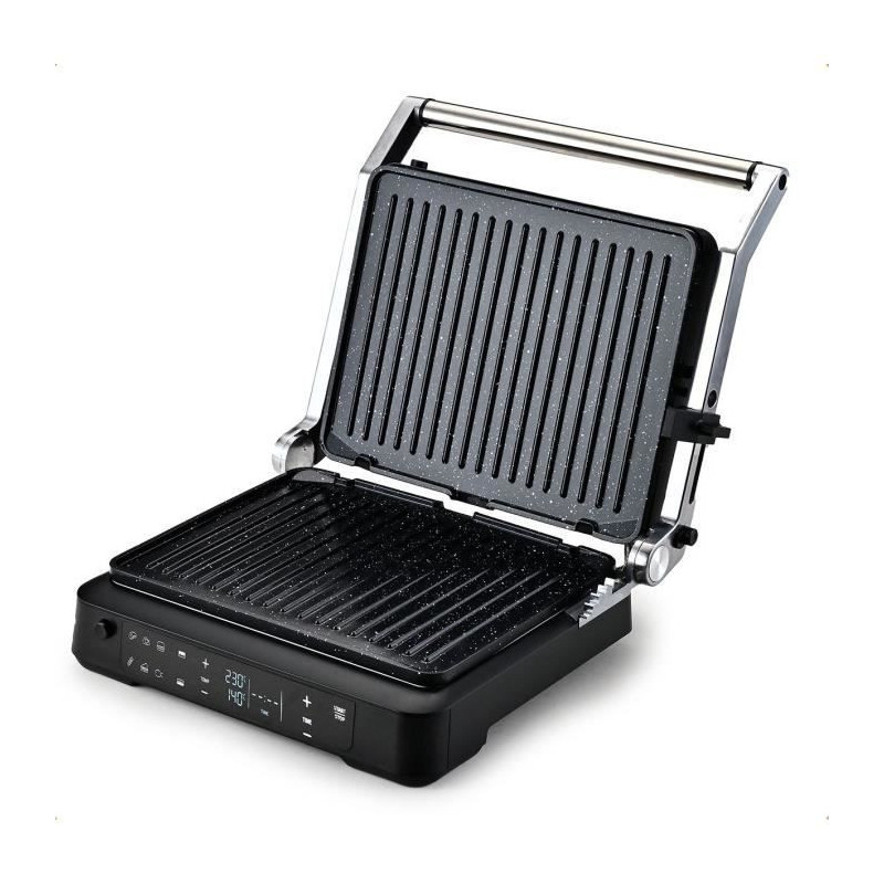 Meat grill - LITTLE BALANCE - 8734 - 2000 W - 6 positions - Aluminum /