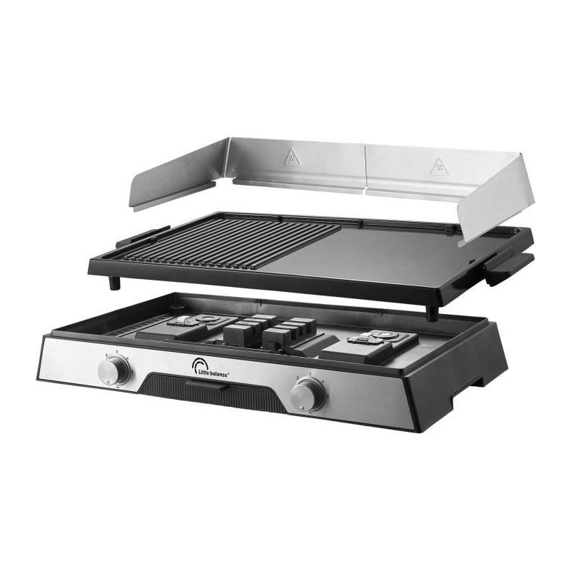 LITTLE BALANCE electric griddle - 8735 - 50x30cm cooking surface - PFA