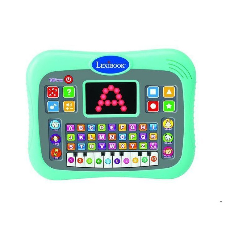ABC bilingual talking educational tablet with touch keys and LED scree