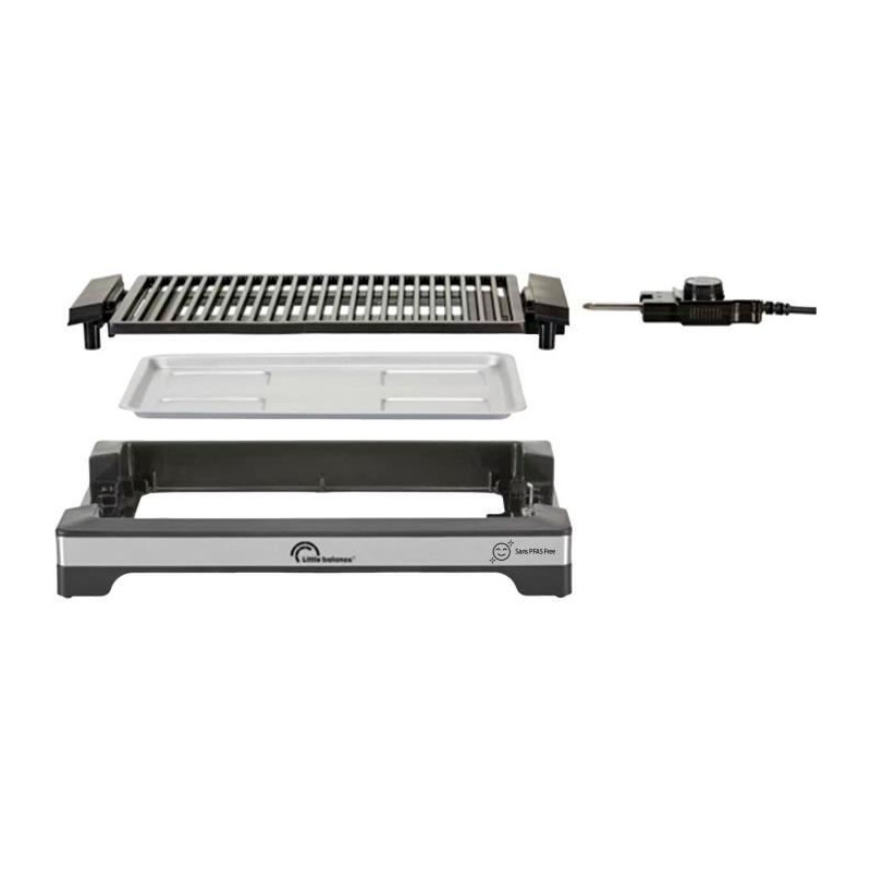 LITTLE BALANCE Electric Barbecue - Easy Nopifas - Cooking surface 38 x