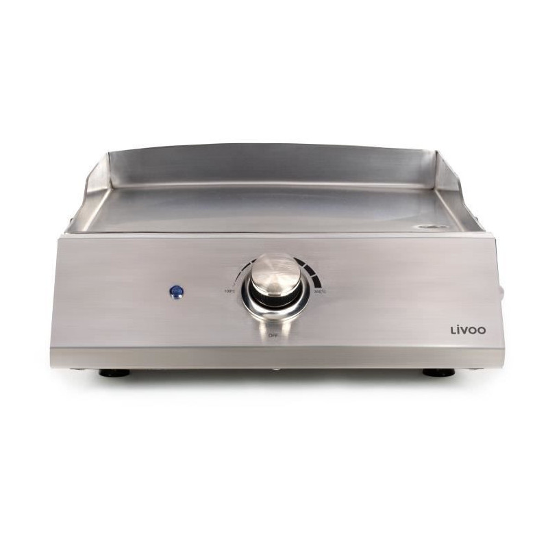 Gas plancha - LIVOO - DOC292 - 1 burner - Stainless steel