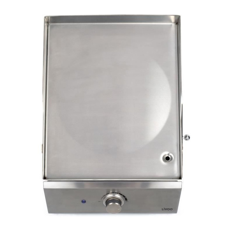 Gas plancha - LIVOO - DOC292 - 1 burner - Stainless steel