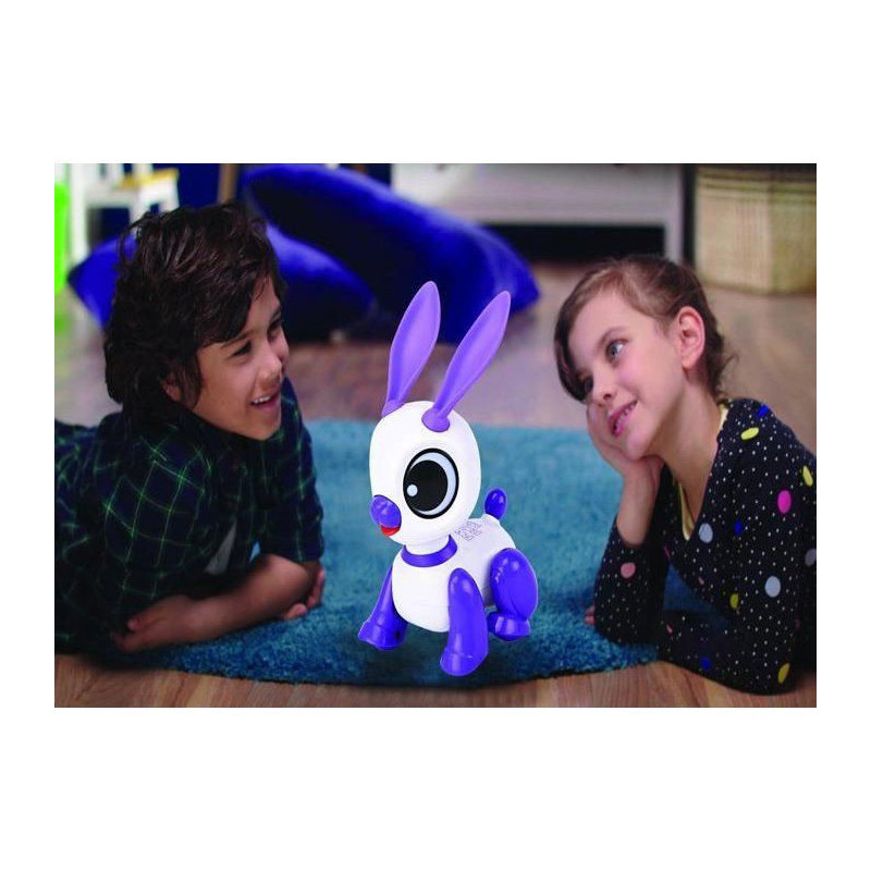 Power Rabbit Mini - Robot rabbit with light and sound effects, hand cl