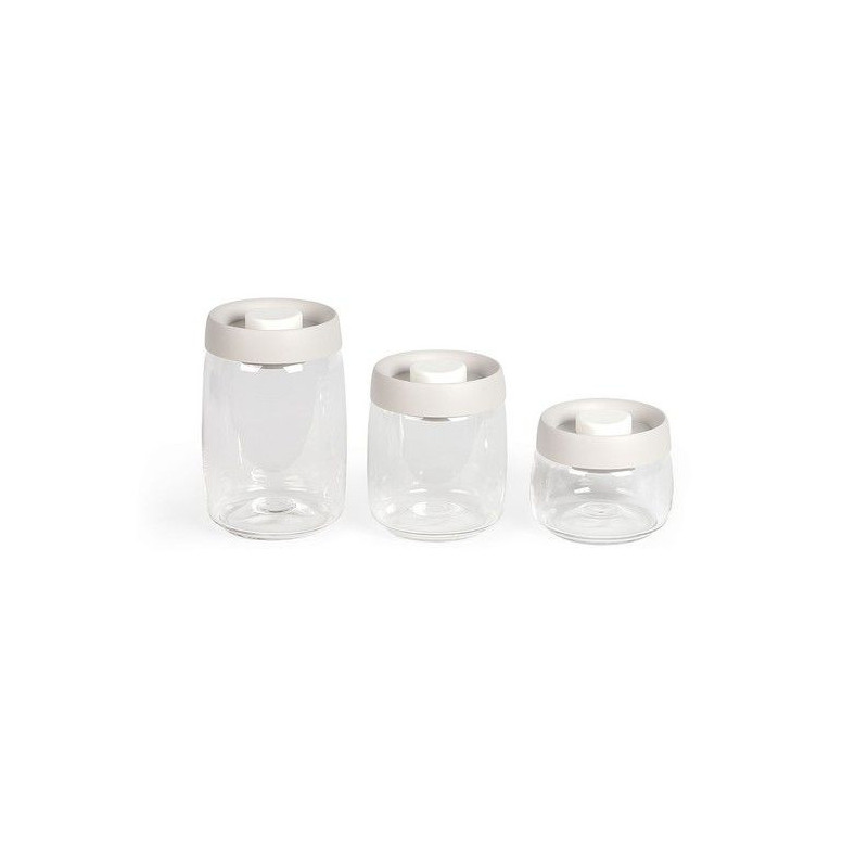 Set of 3 vacuum jars - Livoo - MEN401 -