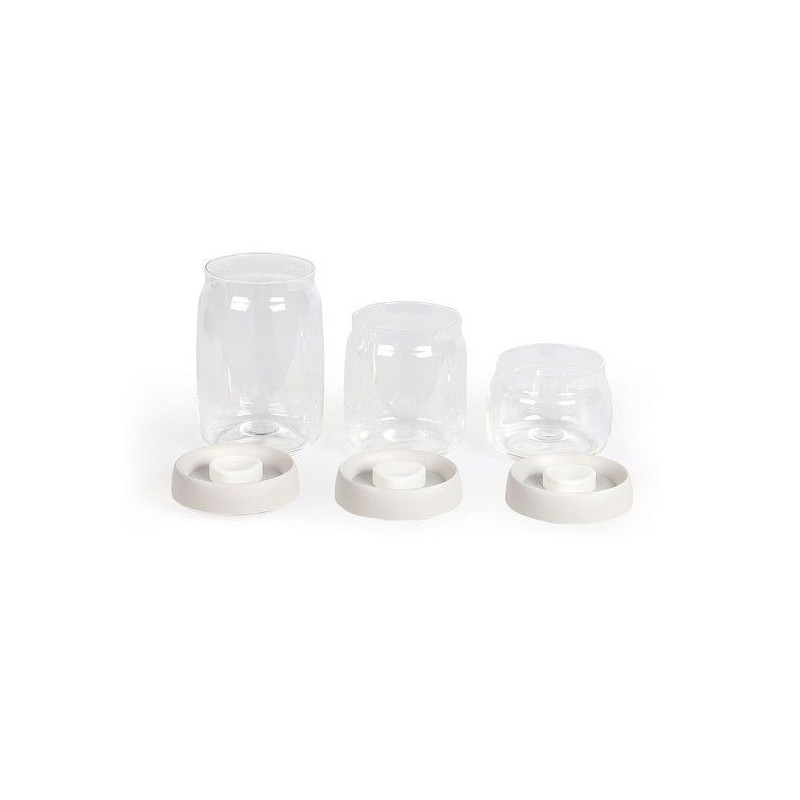 Set of 3 vacuum jars - Livoo - MEN401 -