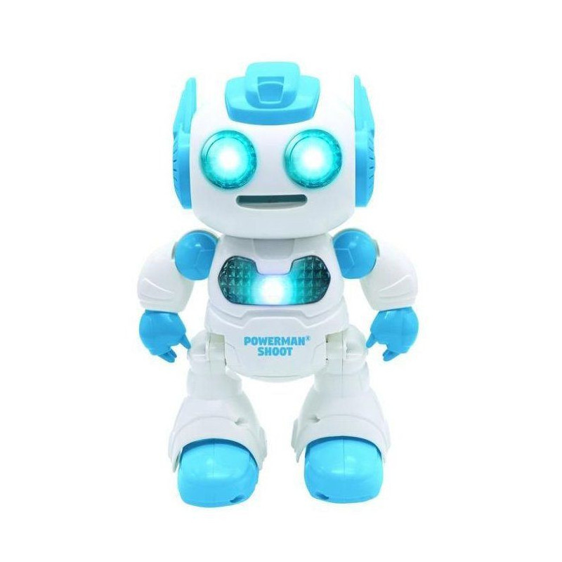 Powerman Shoot Programmable Robot with Dance, Music, Demo - Remote Con