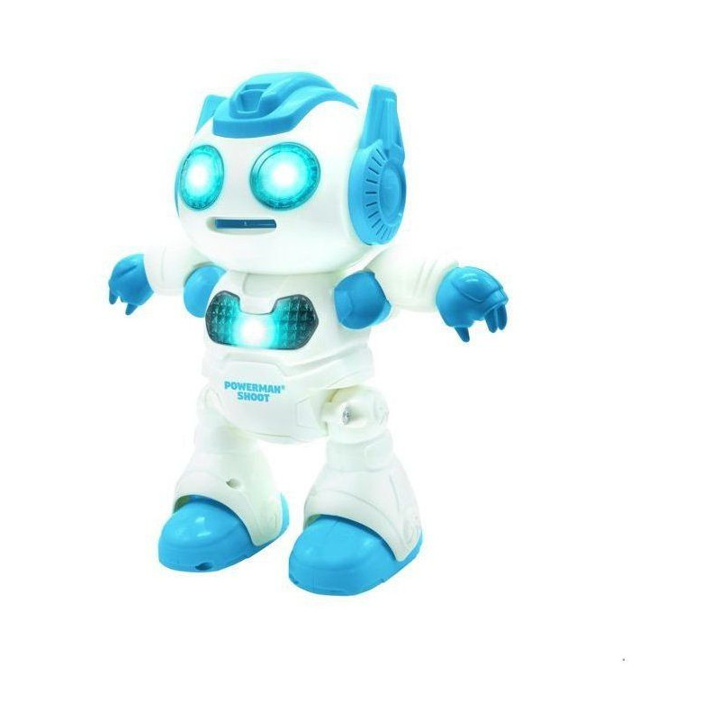 Powerman Shoot Programmable Robot with Dance, Music, Demo - Remote Con