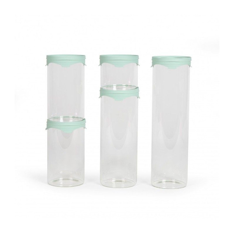 Set of 5 storage jars - Livoo - MEN399 -