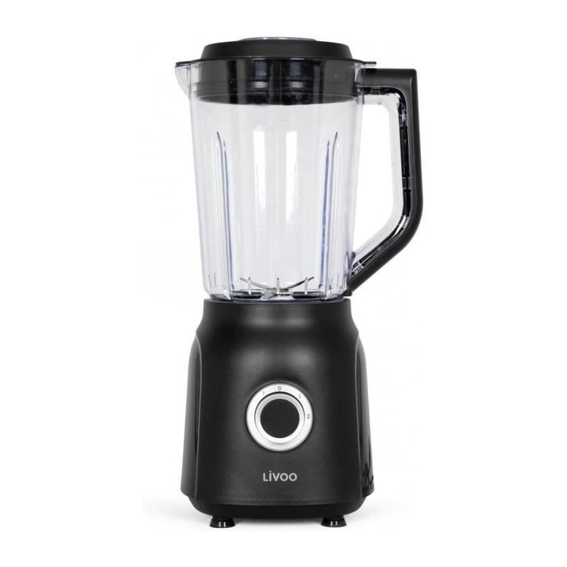 Blender - LIVOO - 1.5 L - 600 W - 22,000 rpm - 2 speeds - Black