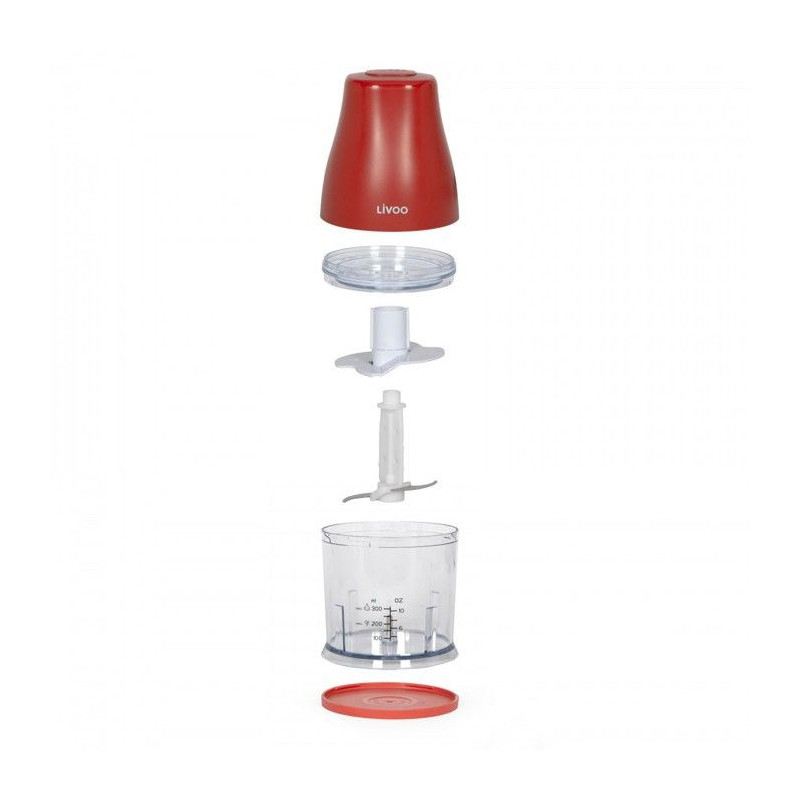 300 ml mincer - Livoo - DOP244R - Chili red