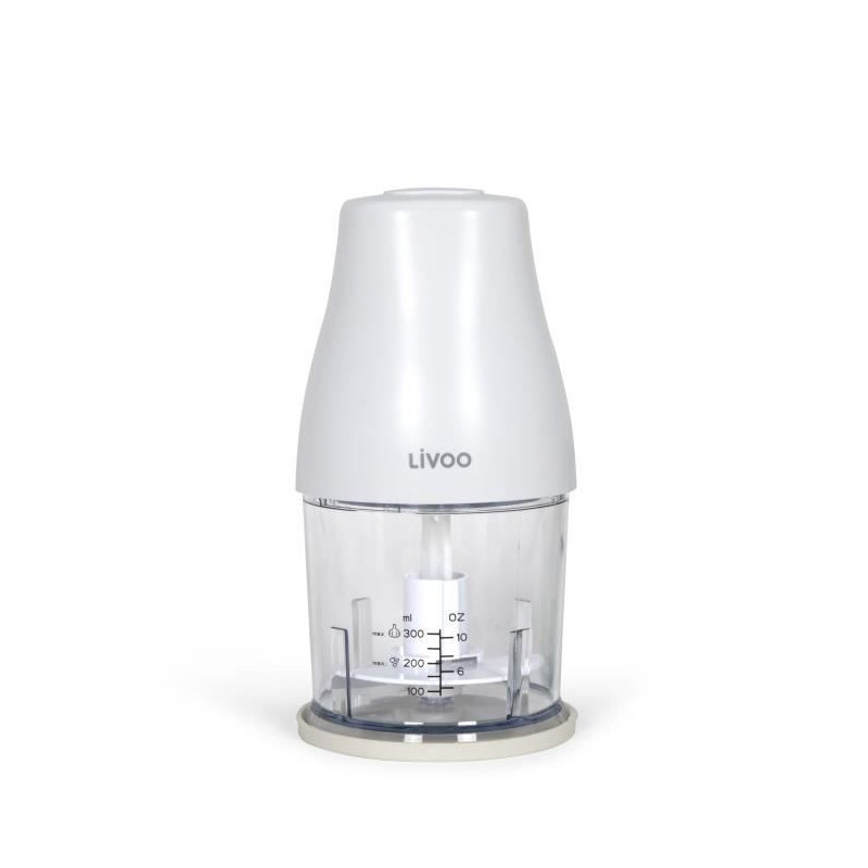 Chopper - LIVOO - 300 ml - 400 W - 1 speed and turbo function - 2 stai