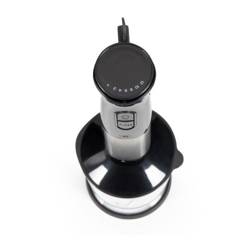Hand blender set - LIVOO - DOP246 - 800 W - 12 speeds - Black