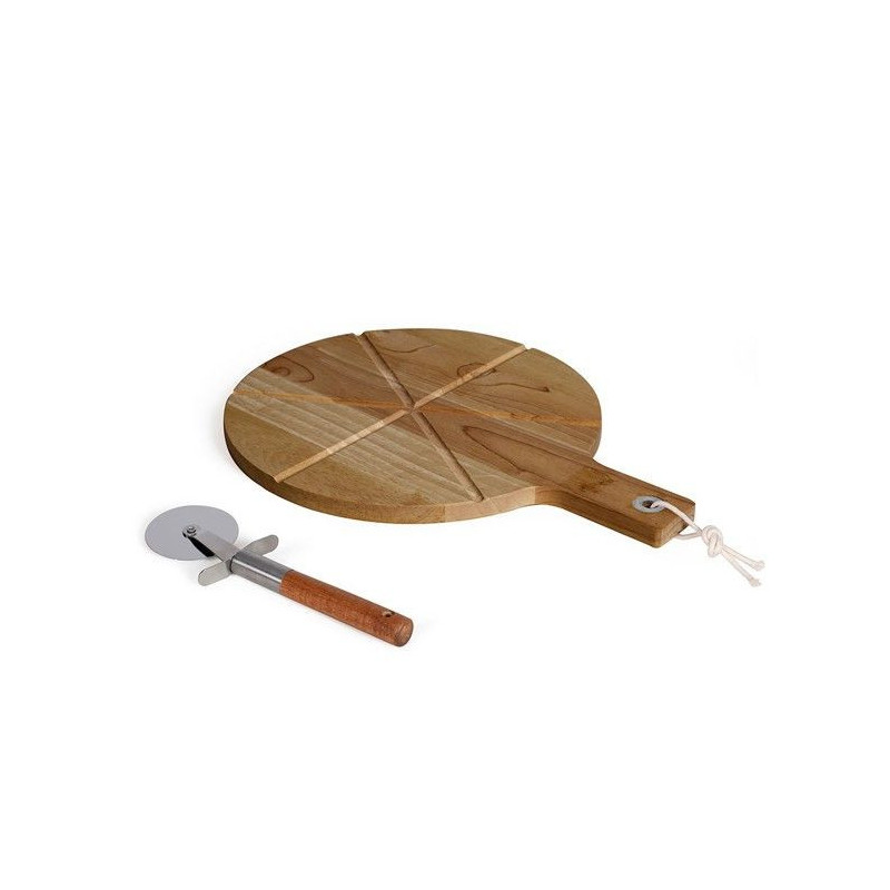 Pizza set - LIVOO - MES158 - Acacia wood - 30 x 45 cm - 1 pizza cutter