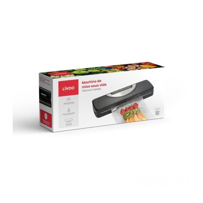 Vacuum Sealer - LIVOO - DOM504 - 110W - 2 functions - 3 modes dependin