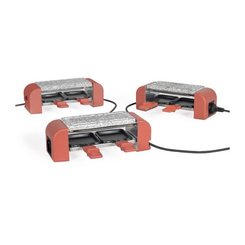 Connectable 2-person raclette - LIVOO - DOC310R - 450W - 2 people - Au