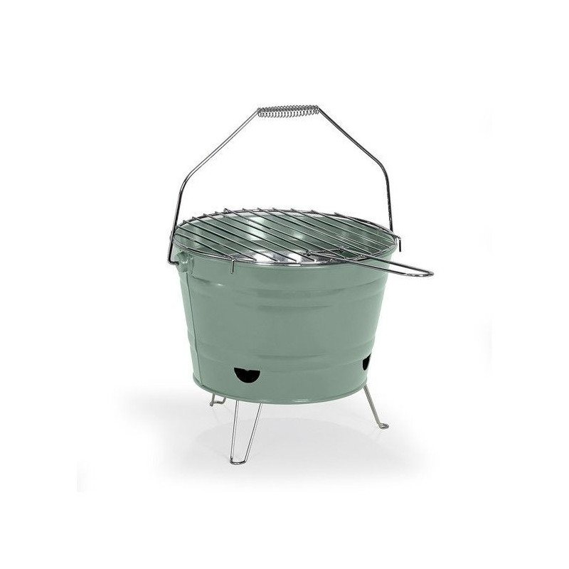 Portable charcoal barbecue - Livoo - DOC327V - Green - Lightweight - F