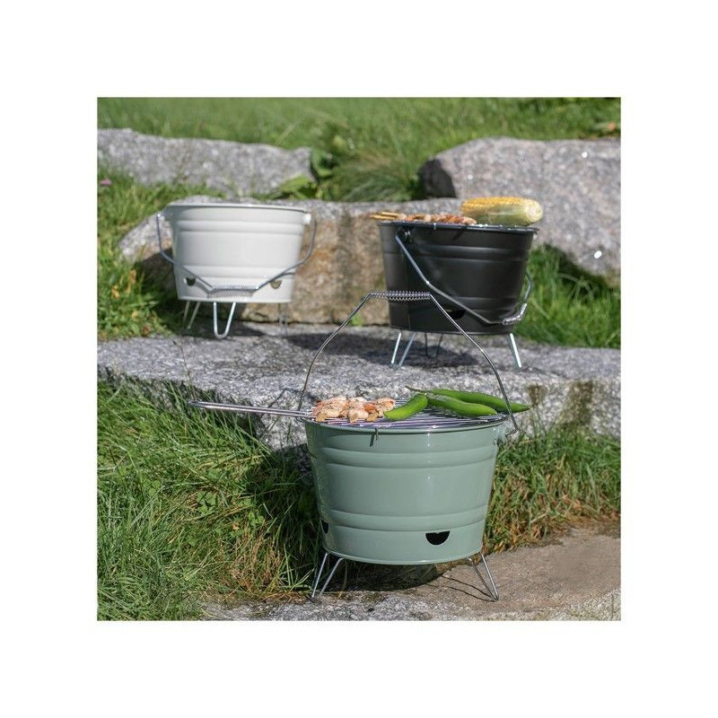 Portable charcoal barbecue - Livoo - DOC327V - Green - Lightweight - F