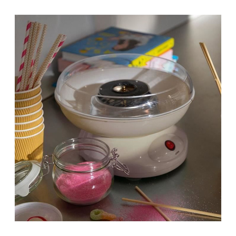 Cotton candy machine - LIVOO - DOM468C - 450W - Removable bowl and lid