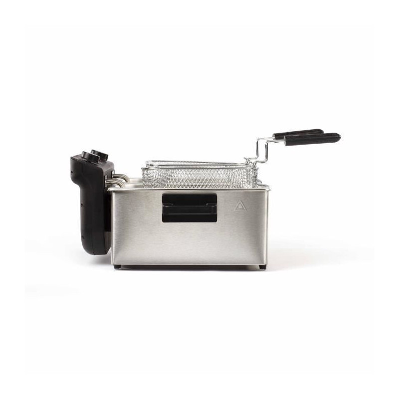 Livoo Doc217 Double fryer 2 x 3 l stainless steel 3300W - Black + gray