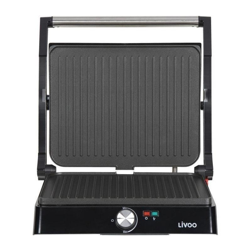 Meat and panini grill - LIVOO - DOC223 - 2200W - 2 plates - Non-stick