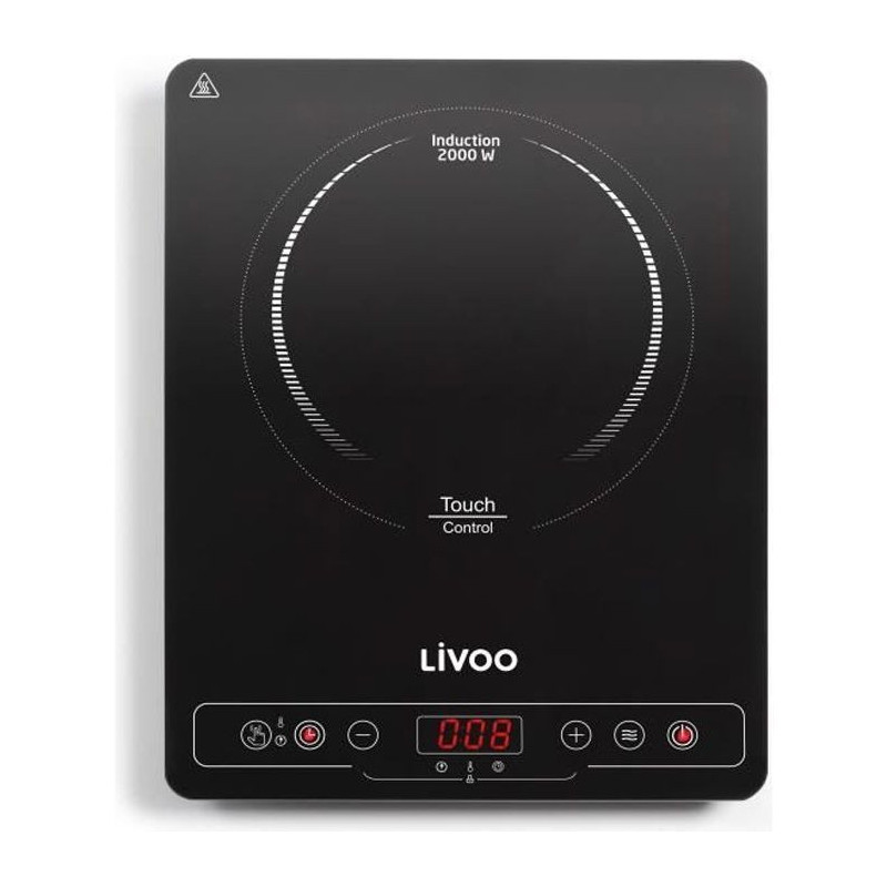 Livoo Doc235 Simple induction plate - 22cm - from 60 ° to 240 ° - Bl