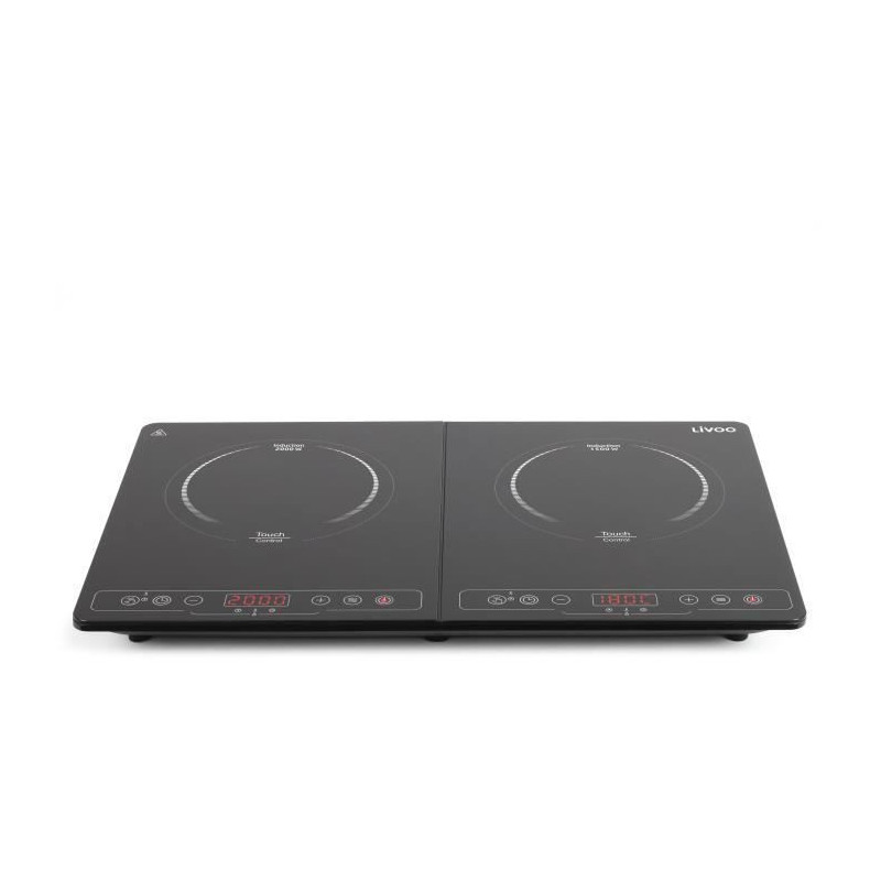 LIVOO DOC236 Double induction hob - 22cm - from 60 ° to 240 ° - Blac