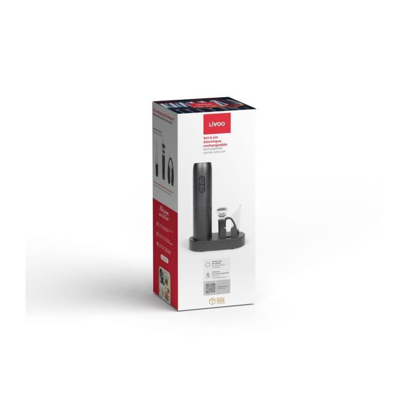 Rechargeable electric wine set - LIVOO - GS159 - Universal - 5 accesso