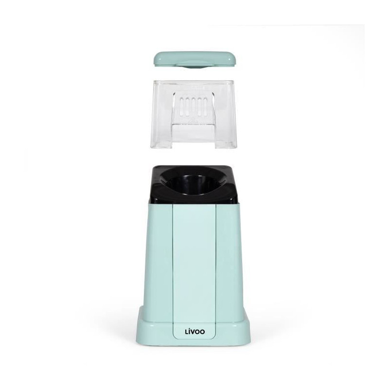 Popcorn machine - LIVOO - DOM497 - 1200W - Up to 100 g of grains - Blu