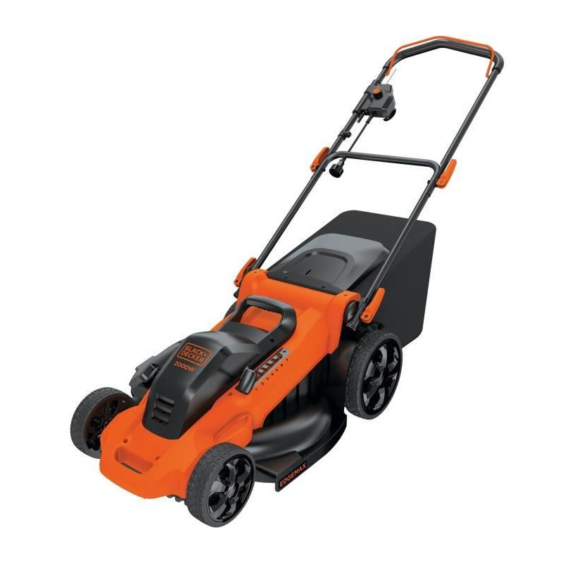Electric mower 48cm LM2000 -QS Black+Decker - 7 adjustable heights fro